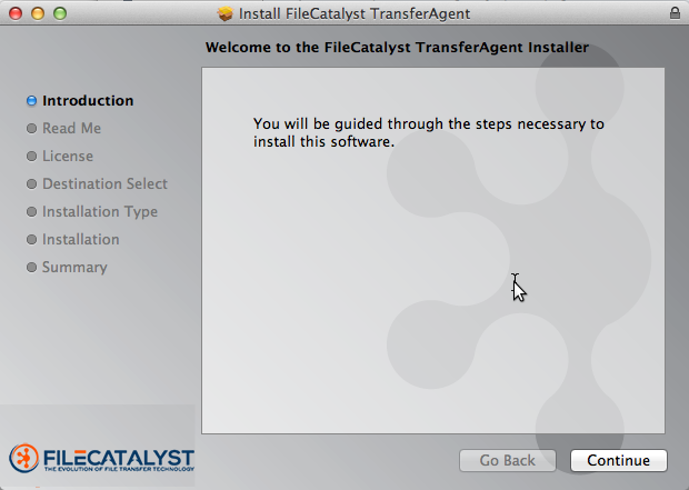 Install Wizard Step 1 - Introduction