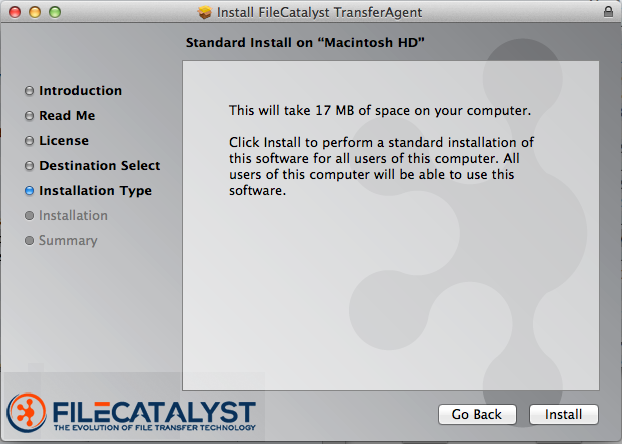 Install Wizard Step 4b - Installer Permissions