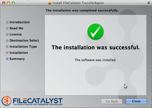 Install Wizard Step 6 - Finalize Installation