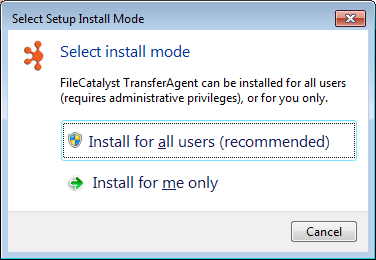 Pre-Install Wizard Execution - Mode Selection